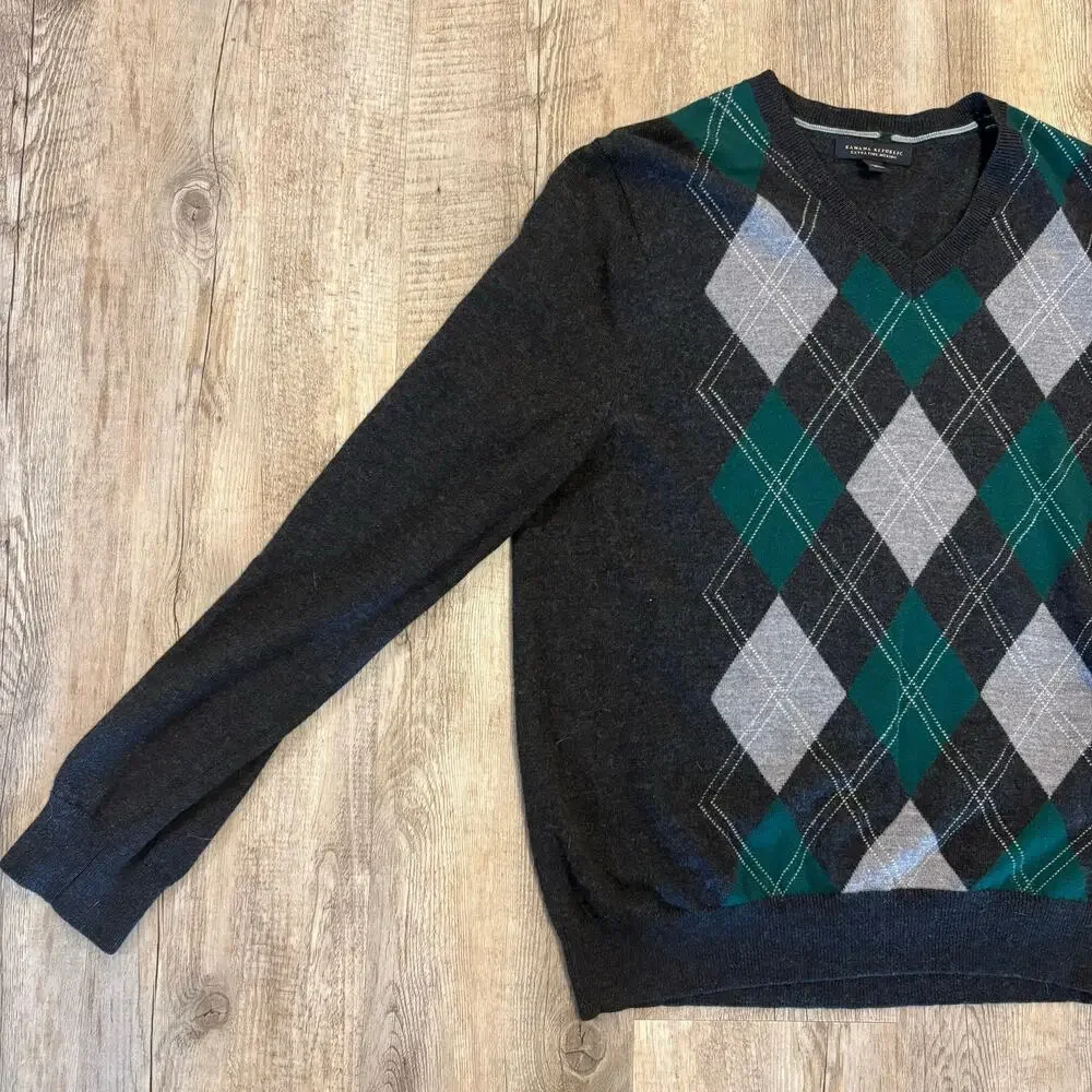 Banana Republic Extra Fine Merino Large pullover V Neck Sweater